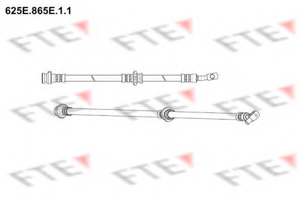 Шланг тормозной FTE 625E.865E.1.1