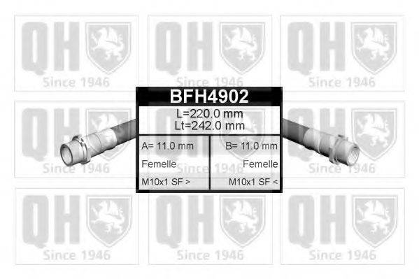 Шланг тормозной QUINTON HAZELL BFH4902