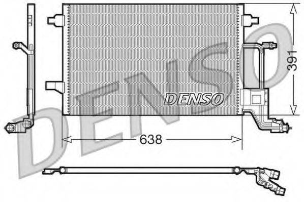 DENSO DCN02014 Конденсатор кондиционера