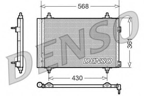 DENSO DCN07008 Конденсатор кондиционера