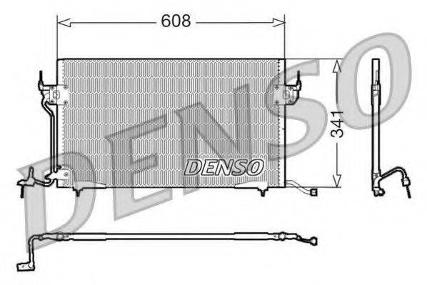 DENSO DCN21010 Конденсатор кондиционера