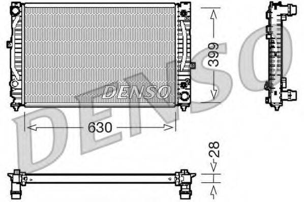 DENSO DRM02031 Радиатор (охлаждение двигателя)