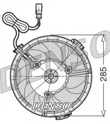DENSO DER02005 Вентилятор (охлаждение двигателя)
