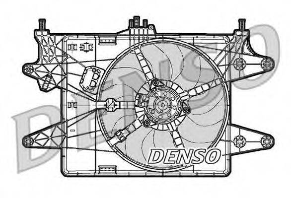 Вентилятор (охлаждение двигателя) DENSO DER09082