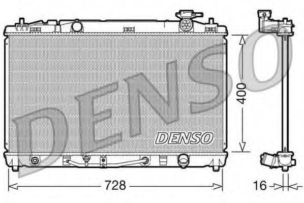 Радиатор (охлаждение двигателя) DENSO DRM50042