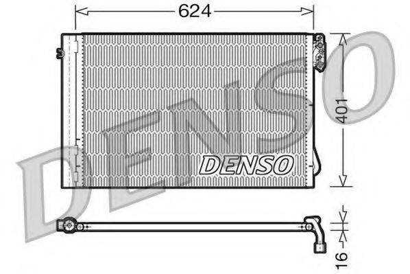 DENSO DCN05011 Конденсатор кондиционера