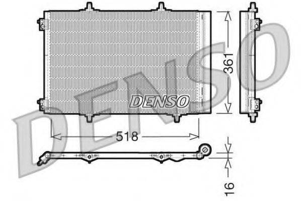 DENSO DCN07013 Конденсатор кондиционера