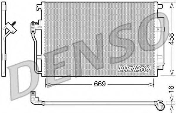 DENSO DCN17056 Конденсатор кондиционера
