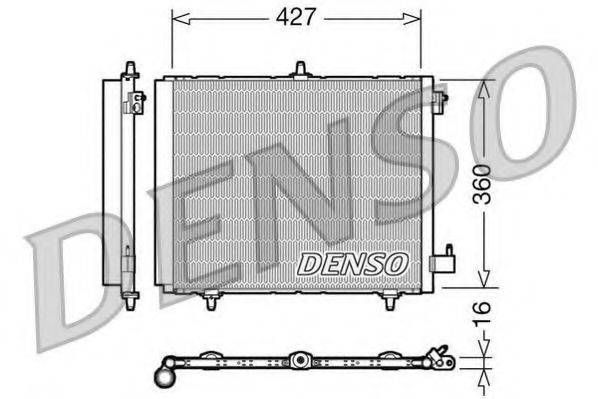 DENSO DCN21009 Конденсатор кондиционера