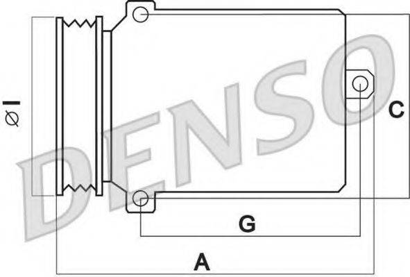 DENSO DCP02046 Компрессор кондиционера
