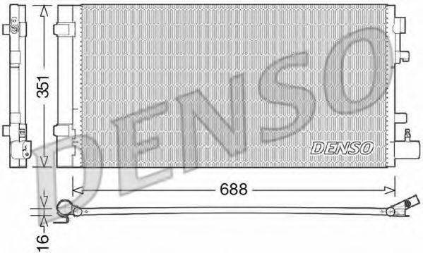 DENSO DCN23031 Конденсатор кондиционера