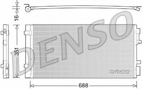 DENSO DCN23034 Конденсатор кондиционера