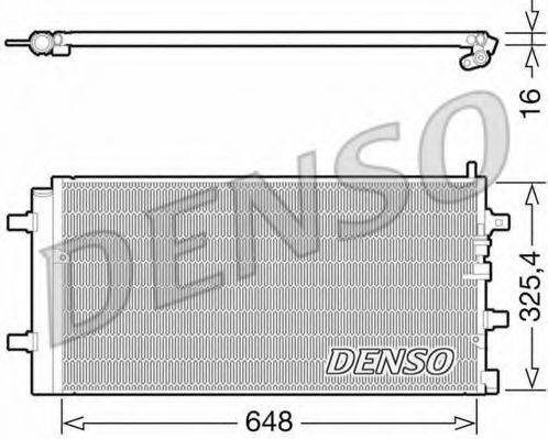 DENSO DCN02002 Конденсатор кондиционера