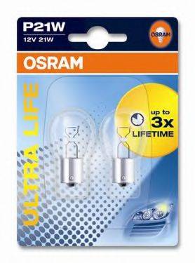 OSRAM 7506ULT02B Лампа накаливания, фонарь указателя поворота; Лампа накаливания, основная фара; Лампа накаливания, фонарь сигнала тормож./ задний габ. огонь; Лампа накаливания, фонарь сигнала торможения; Лампа накаливания, фонарь освещения номерного знака; Лампа накаливания, задняя противотуманная фара; Лампа накаливания, фара заднего хода; Лампа накаливания, задний гарабитный огонь; Лампа накаливания, oсвещение салона; Лампа накаливания, стояночные огни / габаритные фонари; Лампа накаливания, стояночный / габаритный огонь; Лампа накаливания, основная фара; Лампа накаливания, фонарь указателя поворота; Лампа накаливания, фонарь сигнала тормож./ задний габ. огонь