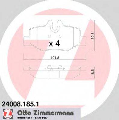 Колодки тормозные ZIMMERMANN 240081851