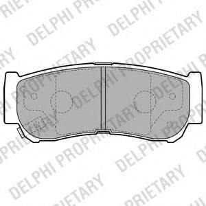 Колодки тормозные DELPHI LP2049
