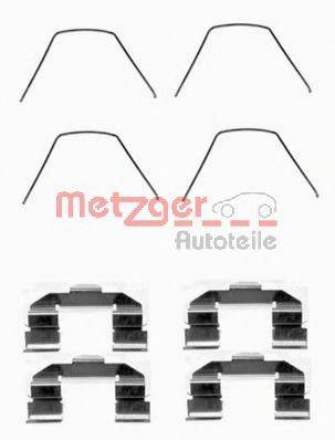 METZGER 1091607 Комплектующие, колодки дискового тормоза