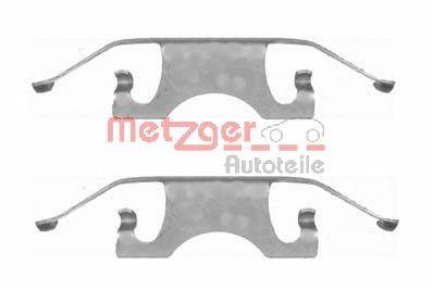 Комплектующие, колодки дискового тормоза METZGER 1091640